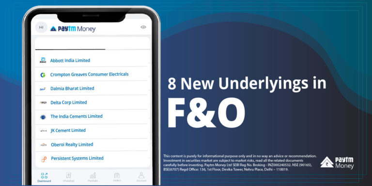 8 new underlyings in f&o from october 2021 paytm momey