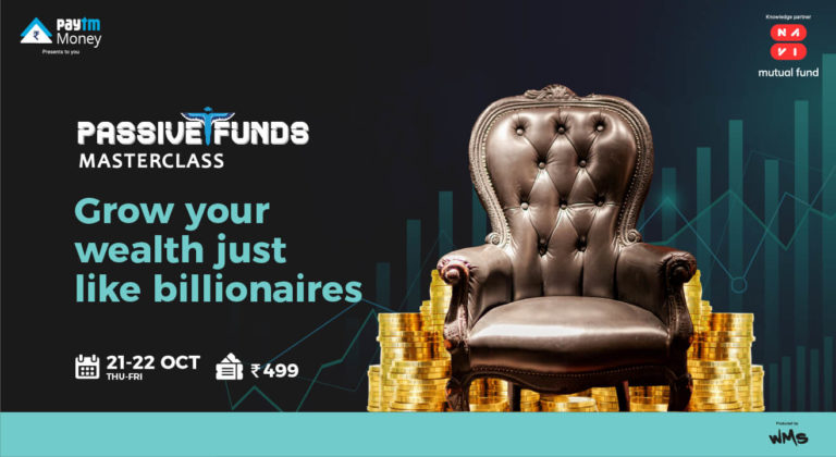 passive funds mastercalss by paytm money