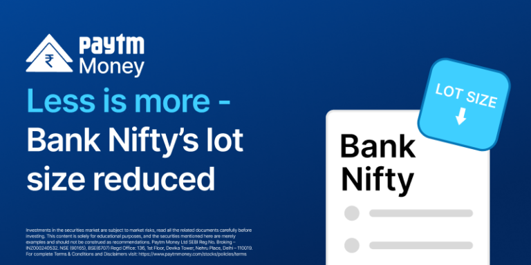 less is more bank nifty lot size is reduced