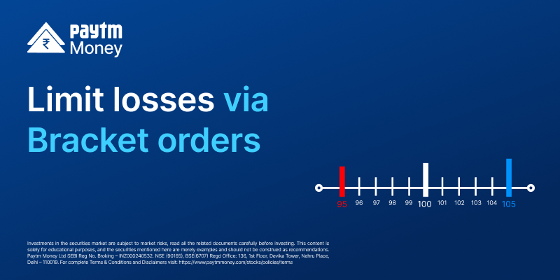 limit losses via bracket orders paytm money blog